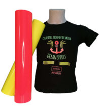 T-shirt Colorata personalizzata con Flex 50 fluo (PT50FLUO)