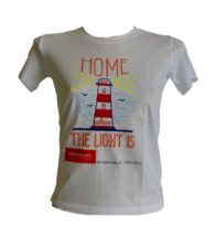 Light colored t-shirt personalized with Topcut (FC TOPCUT3V)