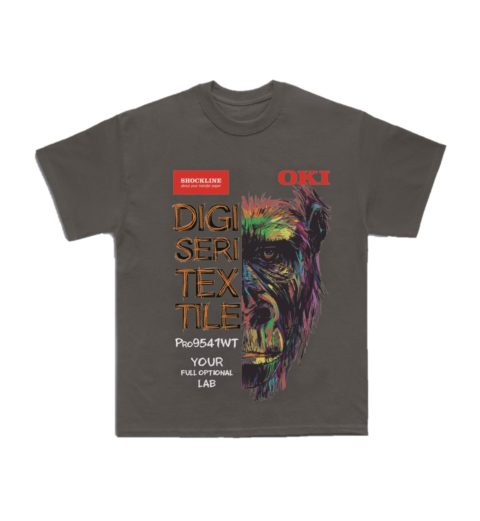 Dark t-shirt personalized with Digiseri TX (FCDIGISERITXP or FCDIGISERITXF)
